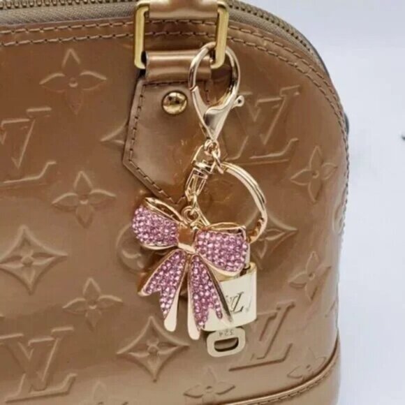 100% Auth Louis Vuitton Lock & Key with unbranded Bagcharm, Keycharm, Keychain - Picture 5 of 5